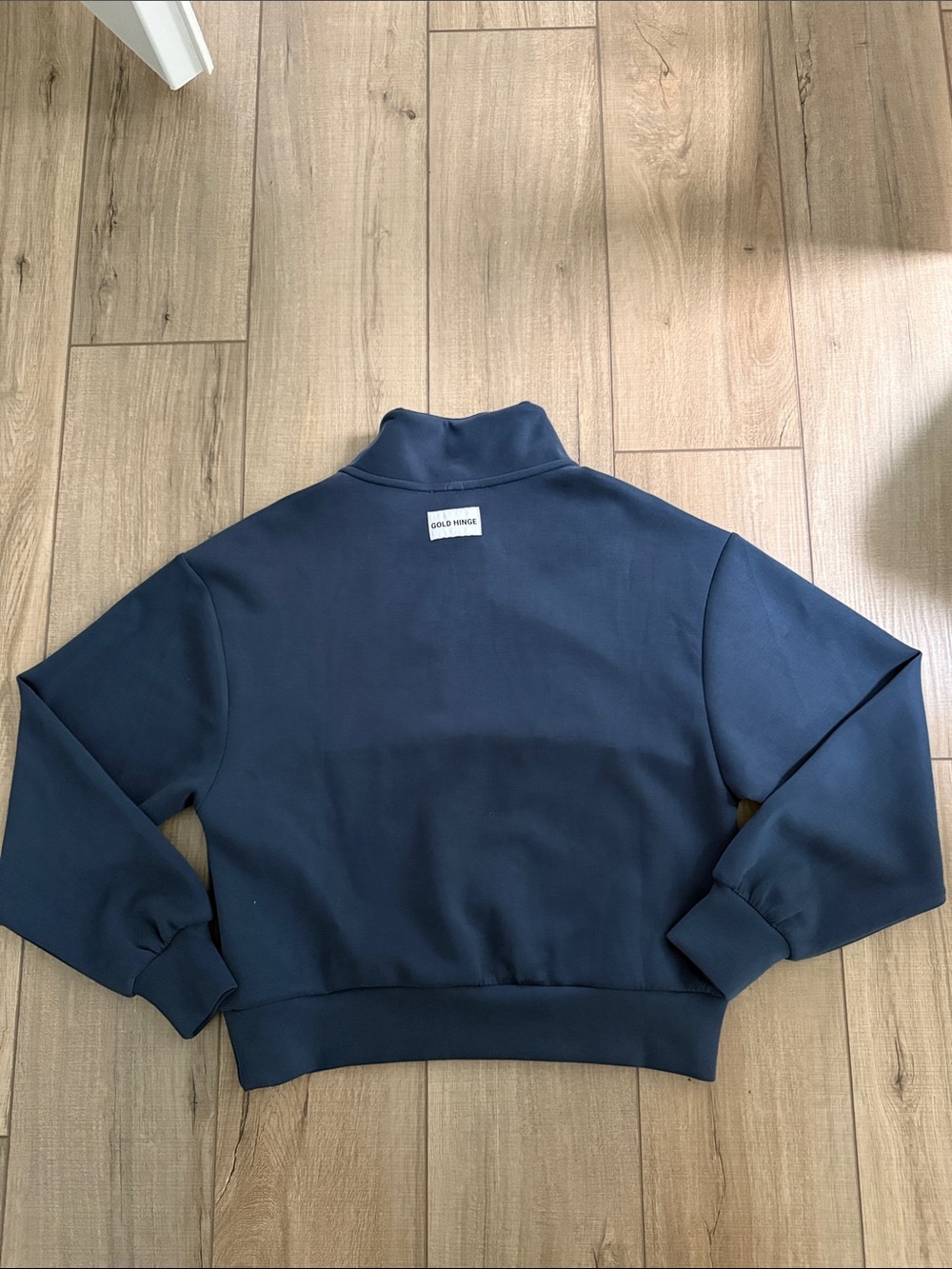 Gold Hinge Stone Navy LuxeSoft Lounge Quarter Zip – Size XS (NWT) - Picture 4 of 8